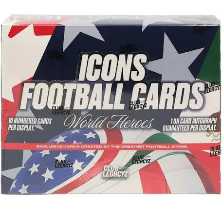 2026 Club Legacyz Icons 4th Edition Soccer Hobby Box