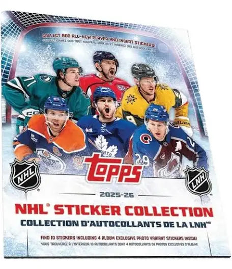 2025-26 TOPPS NHL STICKERS COLLECTION- Album
