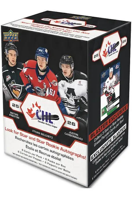 2025-26 Upper Deck CHL Hockey Blaster Box