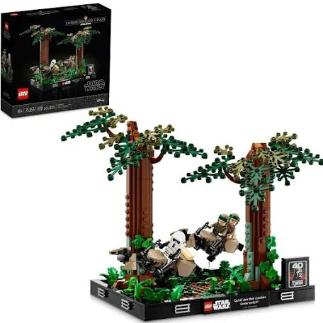 LEGO Star Wars Endor Speeder Chase Diorama