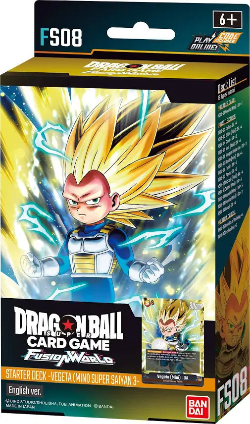 Dragon Ball Super : Fusion World Starter Deck 08 - Vegeta ( Mini ) Super Saiyan 3
