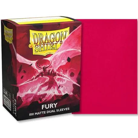 Dragon Shield 100 Matte Dual Sleeves - Fury