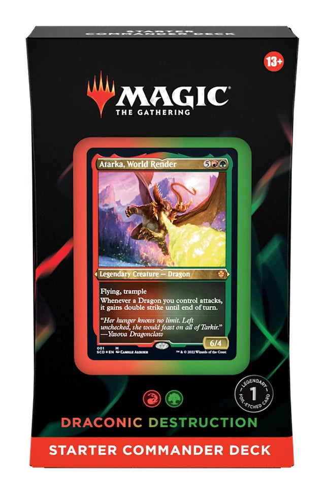 Magic The Gathering - Starter Commander Deck : Draconic Destruction