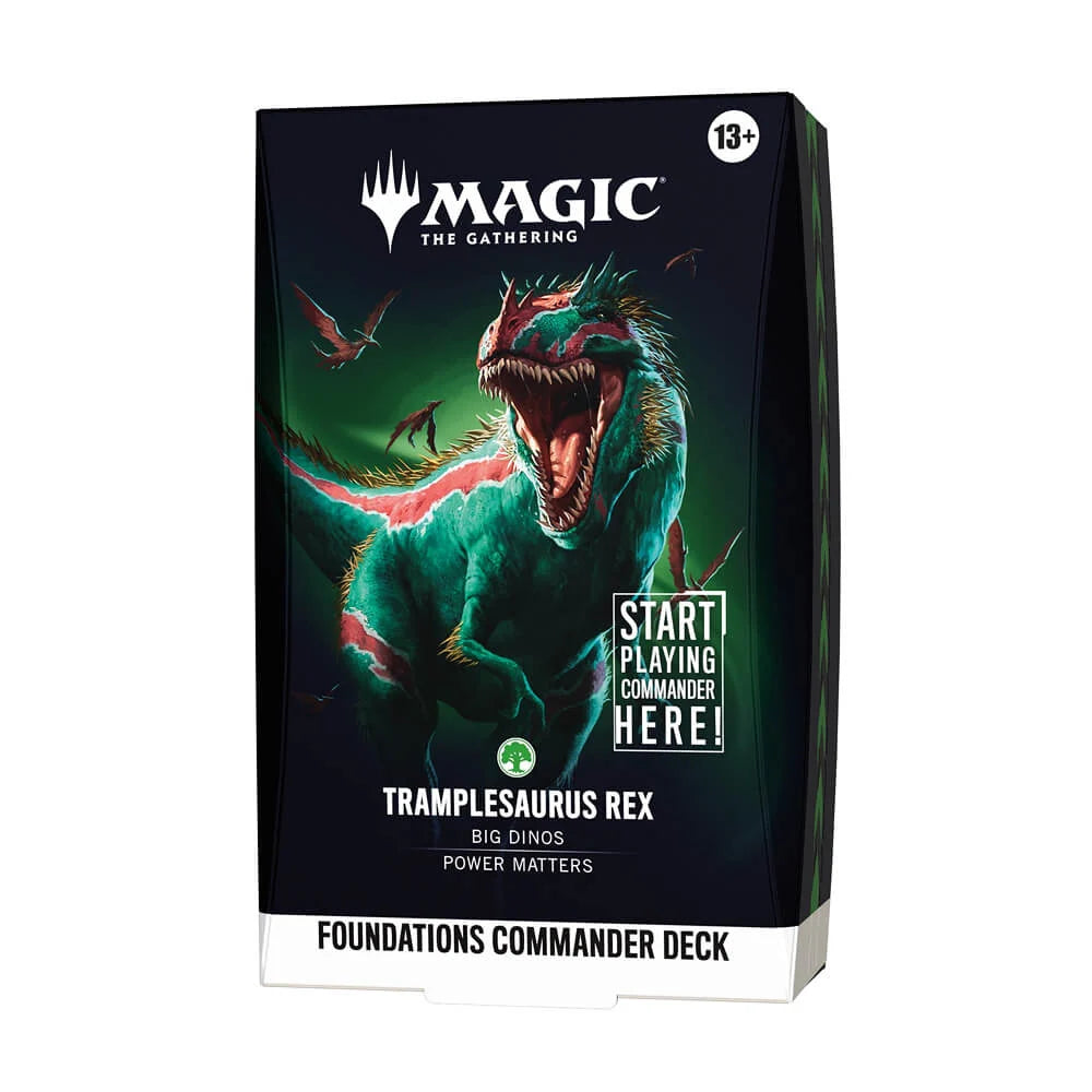 Magic The Gathering- Foundations Commander Deck : Tramplesaurus Rex