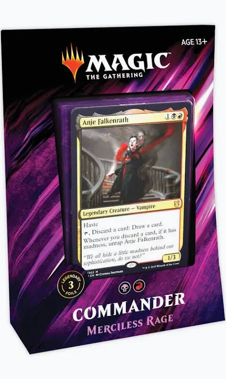 Magic The Gathering Commander 2019 Deck - Merciless Rage