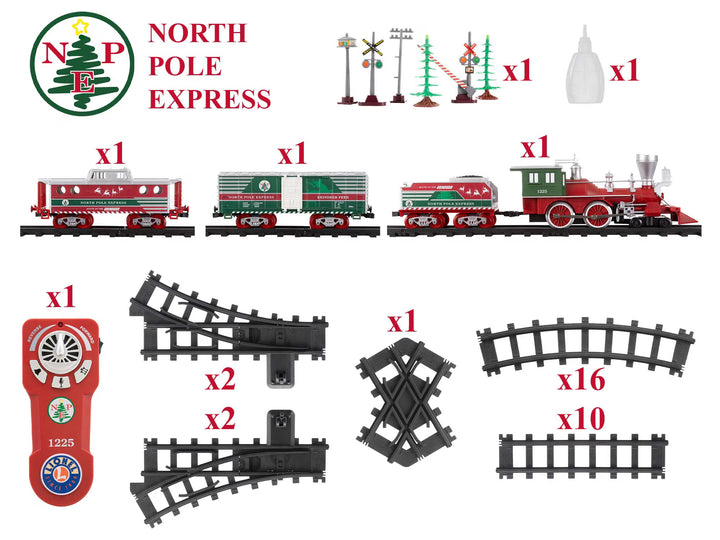 Lionel North Pole Express Battery Operated O-Gauge Train Set 712127