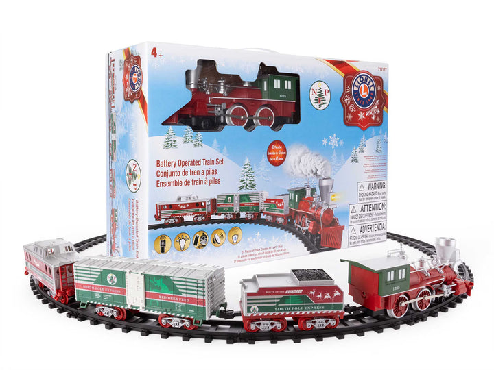 Lionel North Pole Express Battery Operated O-Gauge Train Set 712127