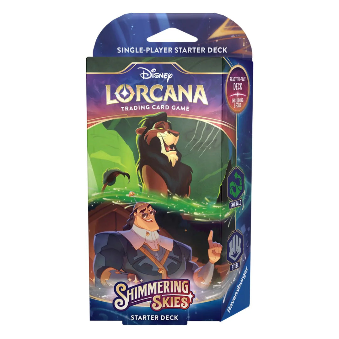 Lorcana - Shimmering Skies Emerald & Steel Starter Deck