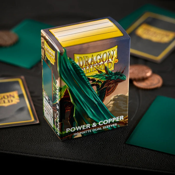 Dragon Shield - 100ct Standard Size - Dual Matte - Power & Copper