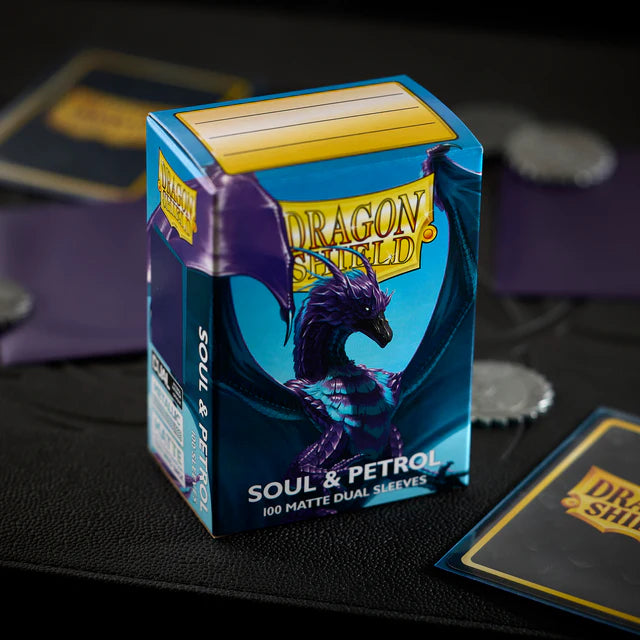 Dragon Shield - 100ct Standard Size - Dual Matte - Soul & Petrol