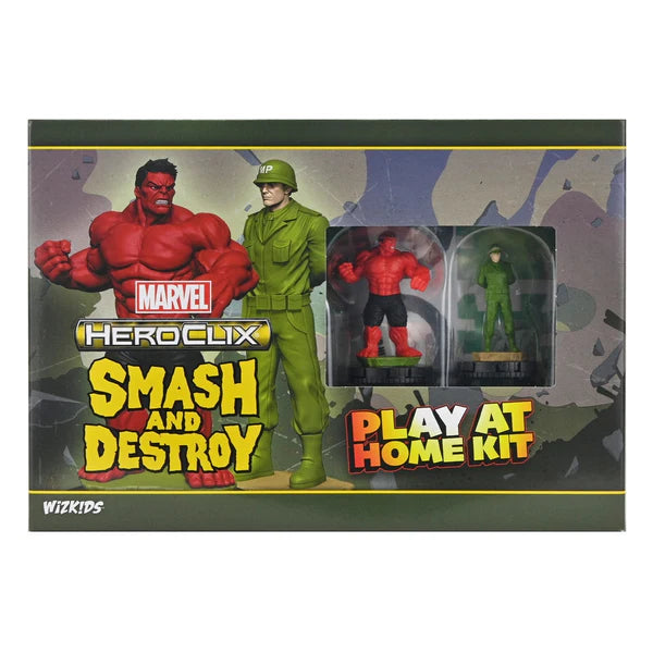 Marvel Heroclix Wizk!ds SMASH AND DESTROY Play at Home Kit
