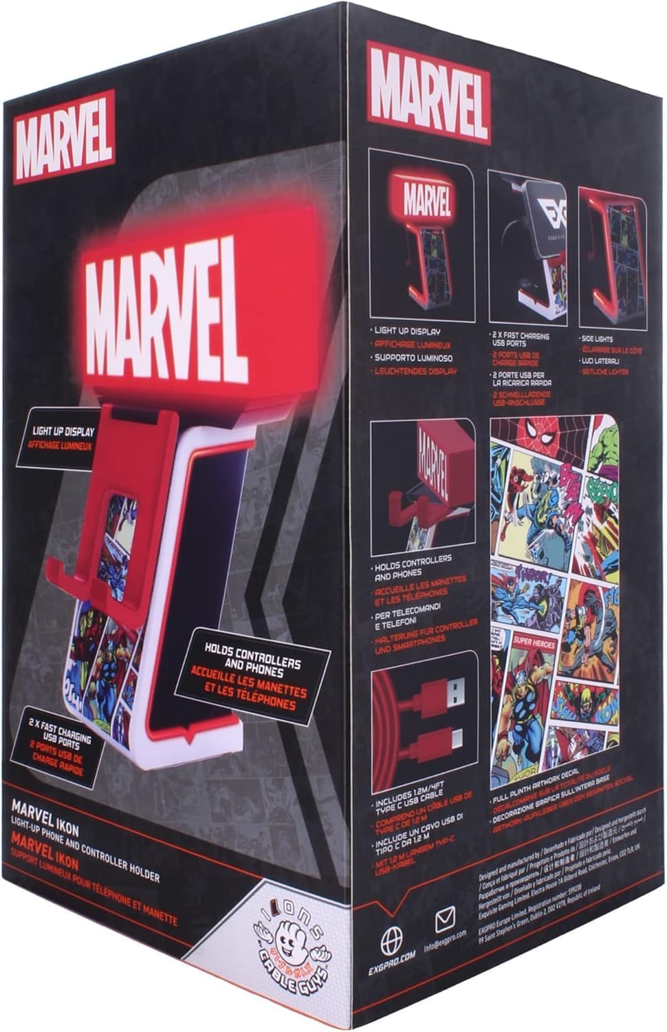 Marvel Ikon - Light-Up Phone & Controller Holder