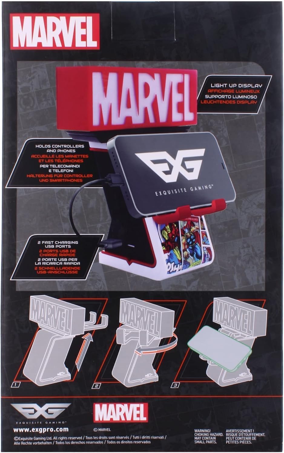Marvel Ikon - Light-Up Phone & Controller Holder