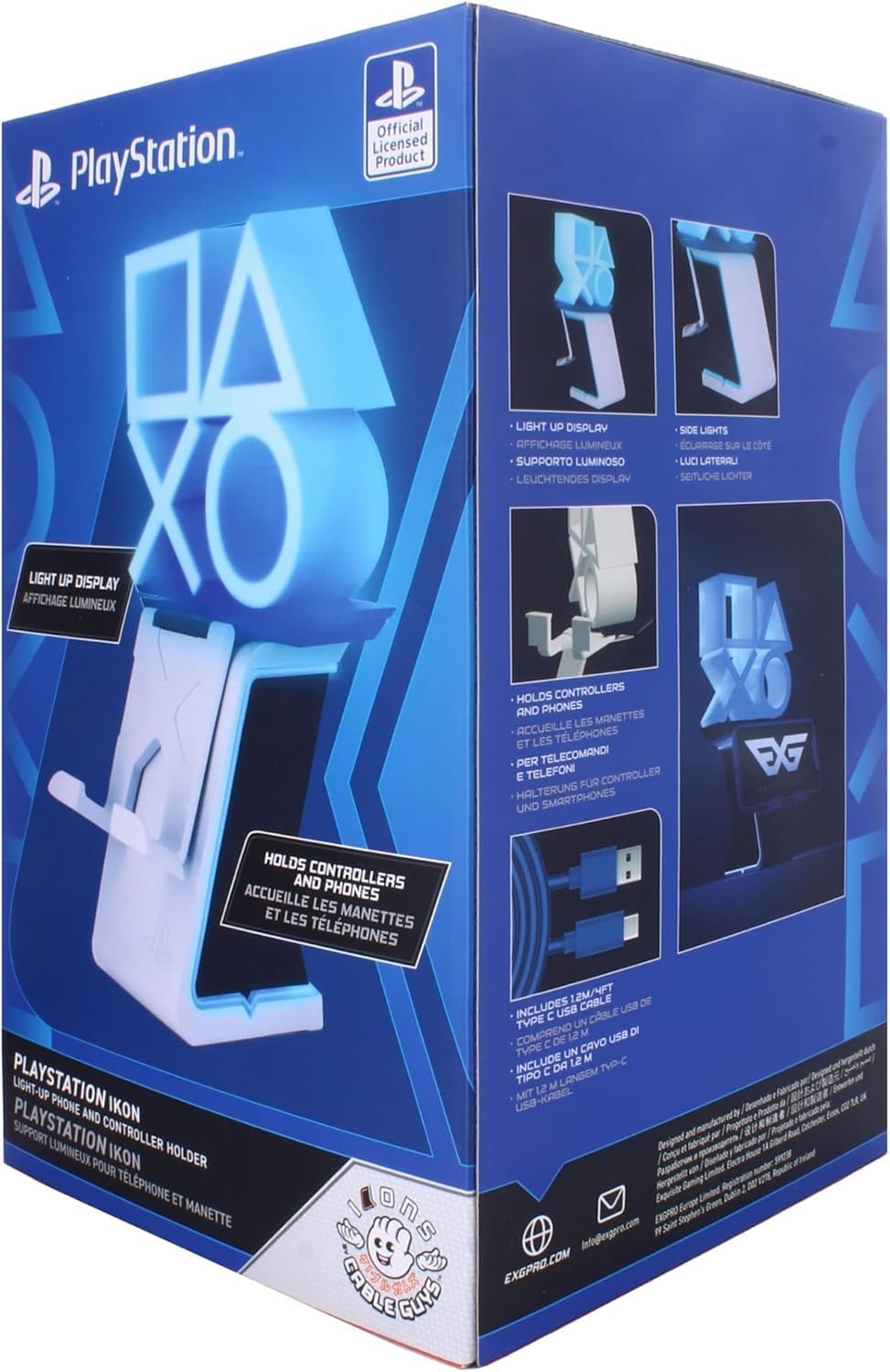 PlayStation Ikon - Light-Up Phone & Controller Holder