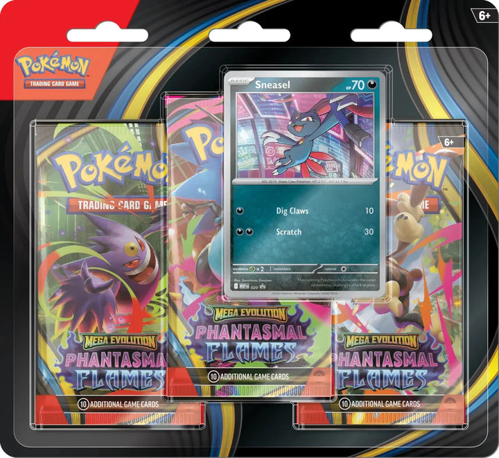 Pokémon ME02 Phantasmal Flames 3 Pack Blister