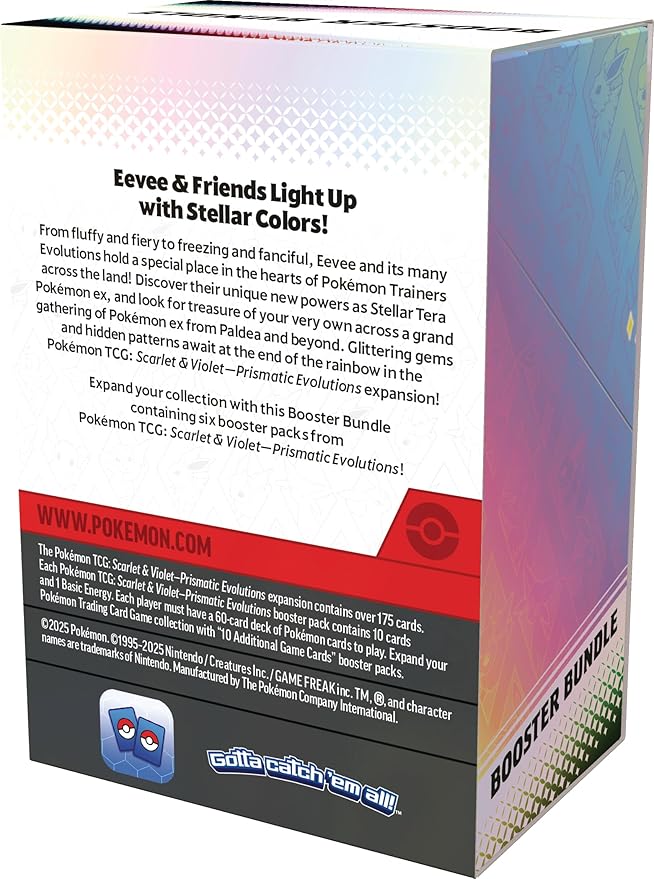Pokémon - Scarlet & Violet - Prismatic Evolutions Booster Bundle