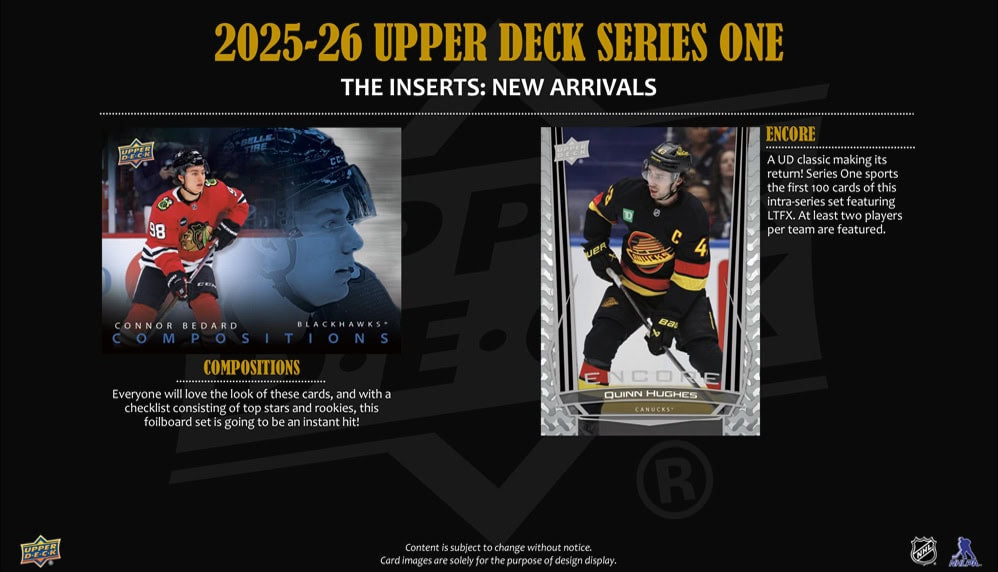 2025-26 Upper Deck Series 1 Retail Tin