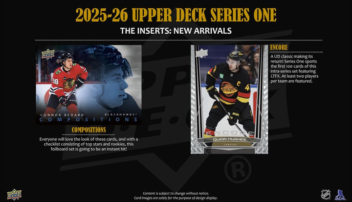 2025-26 Upper Deck Series 1 Retail Tin