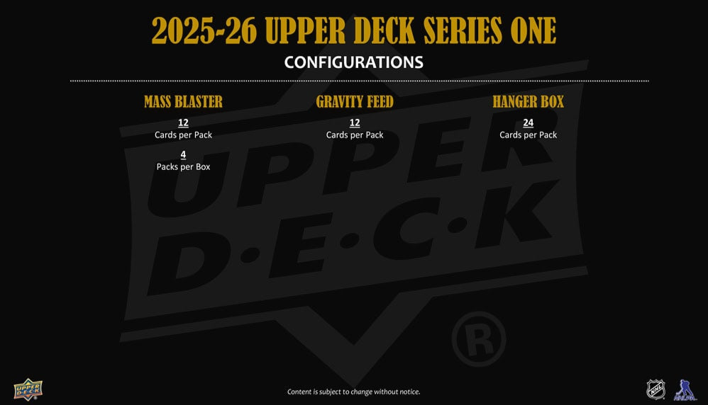 2025-26 Upper Deck Series 1 Retail Tin