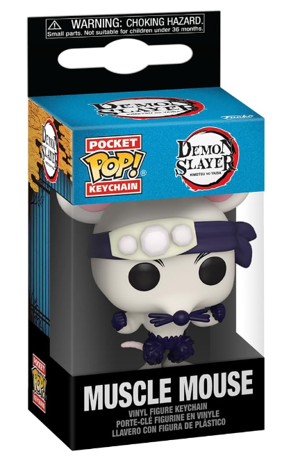 Funko Pop! Keychain: Demon Slayer - Muscle Mouse