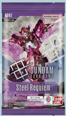 Gundam Card Game - GD-03 - Steel Requiem Booster Box Pack