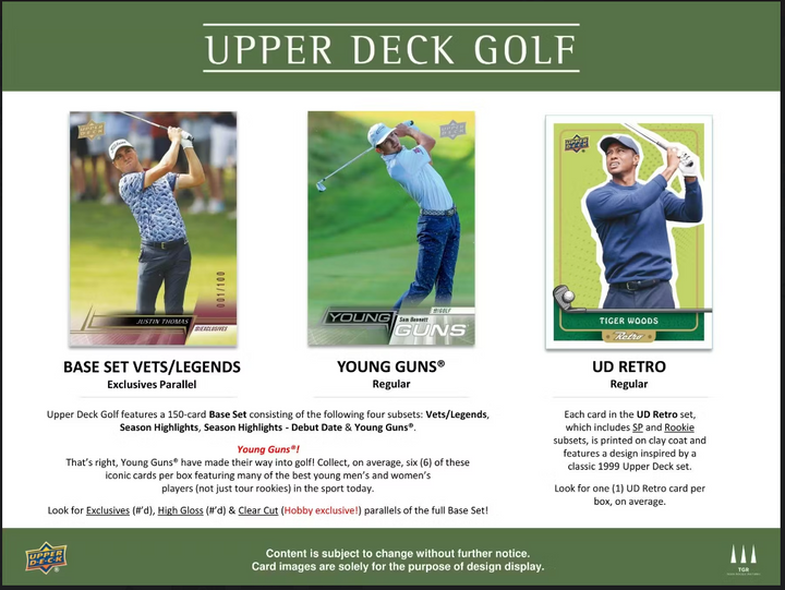 2024 Upper Deck Golf Hobby Box
