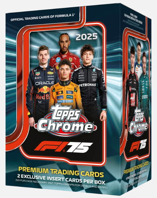 2025 Topps Chrome Formula 1 Racing Value Box