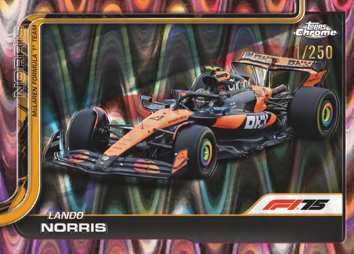 2025 Topps Chrome Formula 1 Racing Value Box