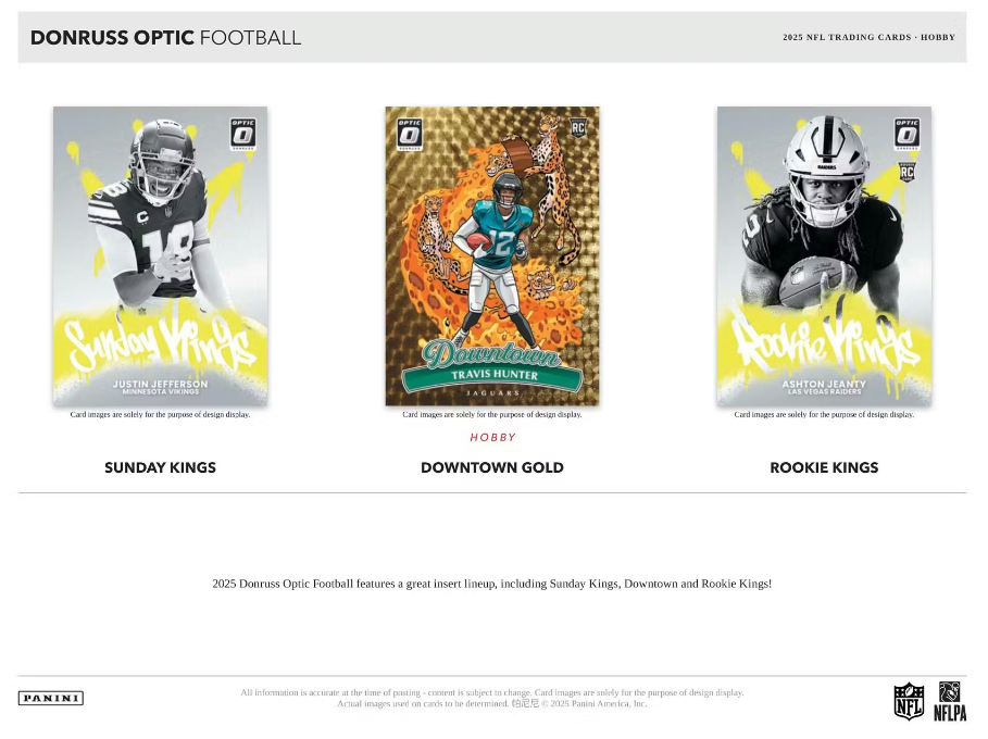 2025 Donruss Optic Football Hobby Box
