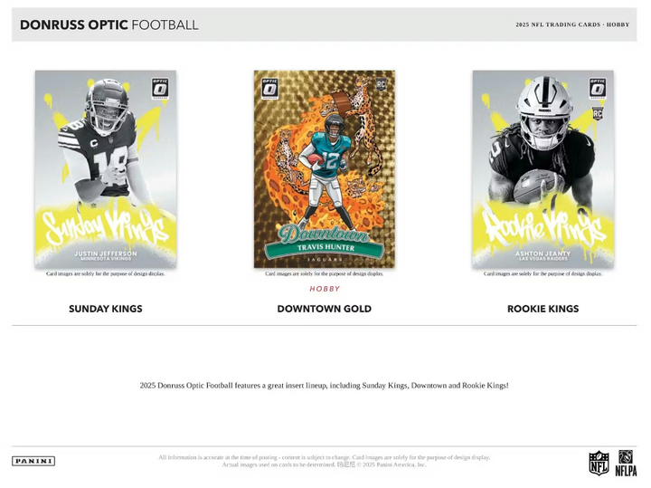 2025 Donruss Optic Football Hobby Box
