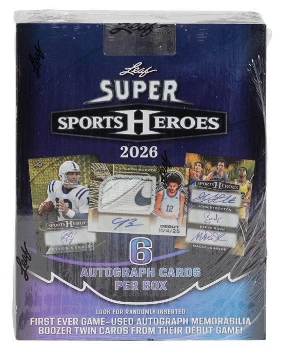 2026 Leaf  Metal Super Sports Heroes Multi-Sport