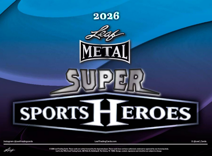 2026 Leaf  Metal Super Sports Heroes Multi-Sport