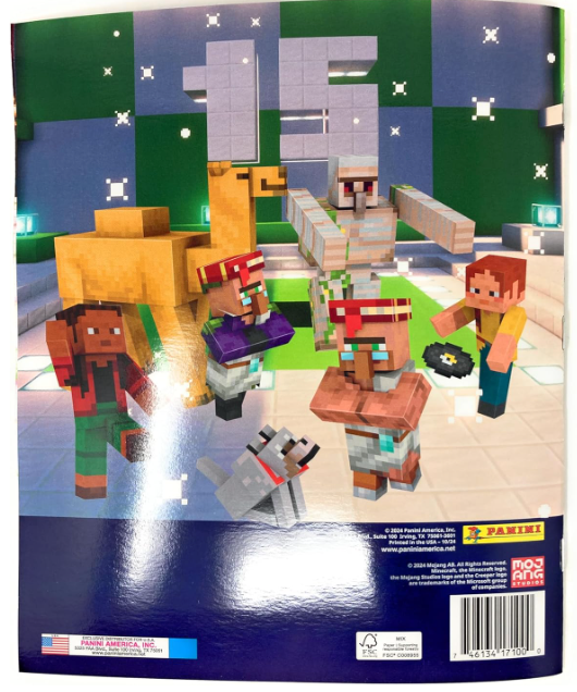 Panini Minecraft 15th Anniversary Celebration Sticker Album