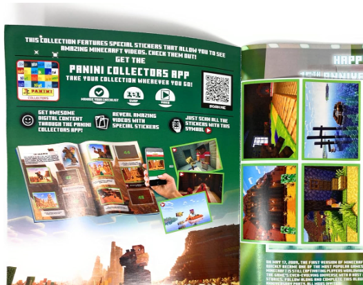 Panini Minecraft 15th Anniversary Celebration Sticker Album