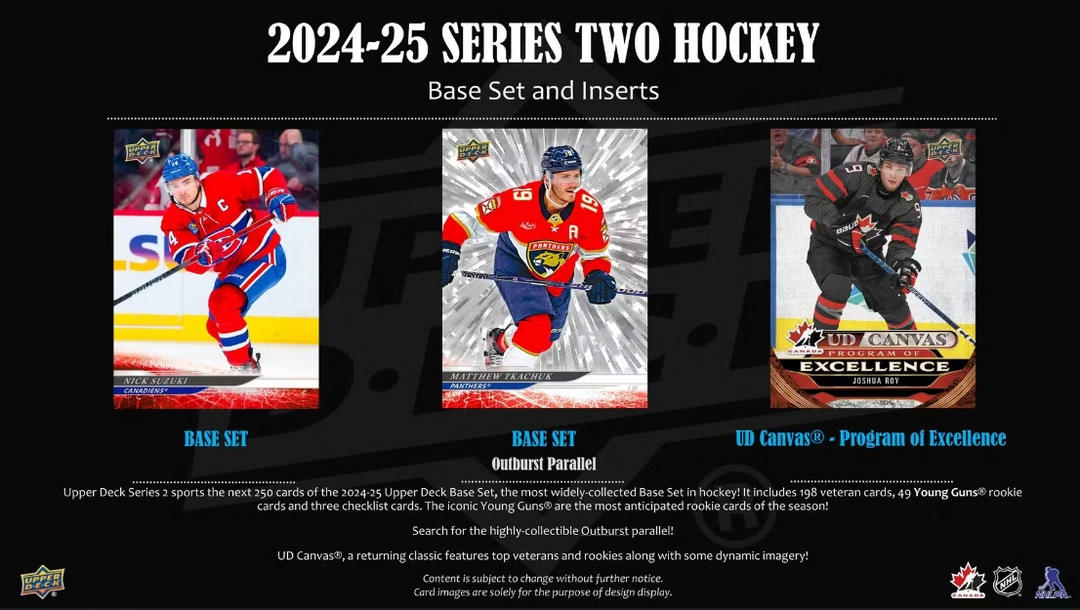 2024-25 Upper Deck Series 2 Hockey Tin