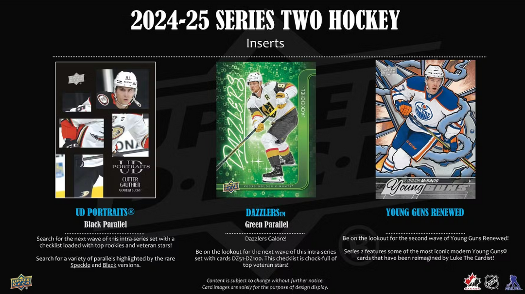 2024-25 Upper Deck Series 2 Hockey Tin
