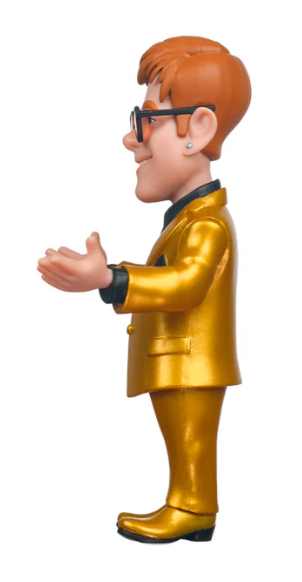 MINIX Elton John Gold Suit Model – Collectible Action 12cm Figure Music Icon Range for Fans