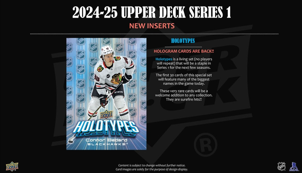 2024-25 Upper Deck Series 1 Hobby Box