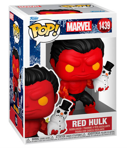 Pop! Marvel: Holiday Red Hulk with Snowman