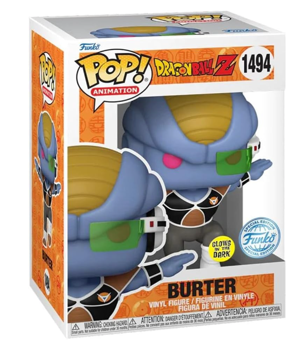 Funko Pop! Dragon Ball Z Burter Glow-in-The-Dark Vinyl Figure #1494