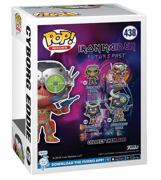 Funko POP Rocks Cyborg Eddie #438 - Iron Maiden