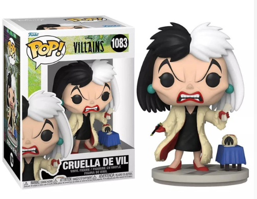 Cruella De Vil 1083 Disney Villains 101 Dalmatians Funko Pop! Vinyl Figure