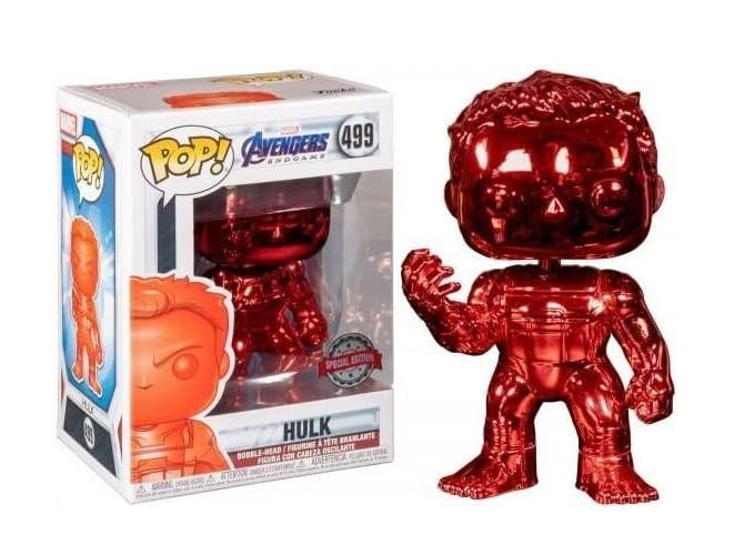 Funko Pop! Marvel: Avengers Endgame - Red Chrome Hulk - Bobble-Head 499
