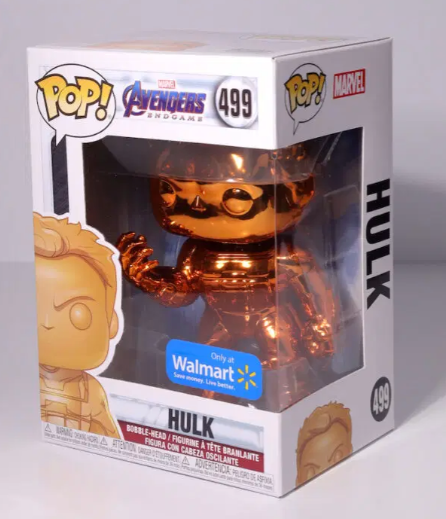 Hulk (Orange Chrome) #499 Funko Pop! - Marvel - Special Edition