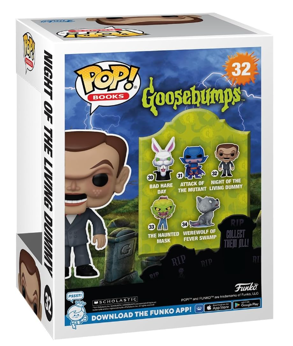 Funko Pop! Books: Goosebumps - Night of The Living Dummy #32