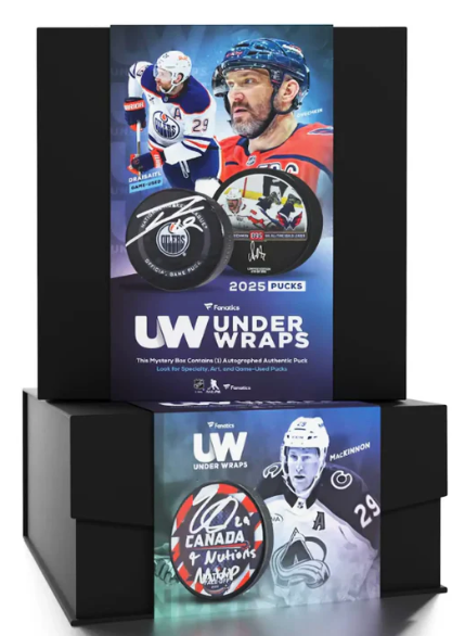 2025 Under Wraps NHL Pucks - Mystery!