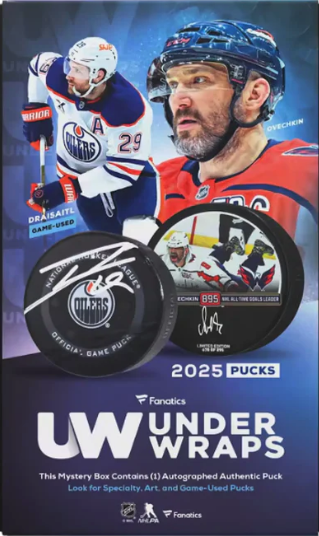 2025 Under Wraps NHL Pucks - Mystery!