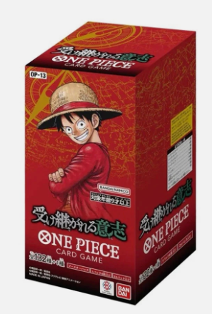 One Piece Card Game OP-13 Carrying on His Will Booster Box Japanese TCG