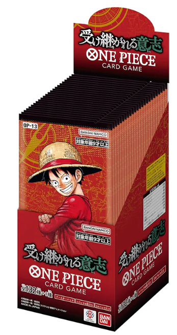 One Piece Card Game OP-13 Carrying on His Will Booster Box Japanese TCG