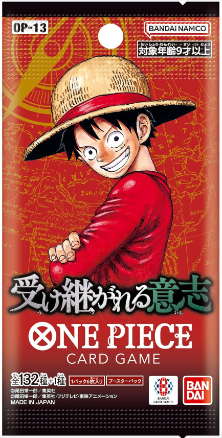 One Piece Card Game OP-13 Carrying on His Will Booster Box Japanese TCG